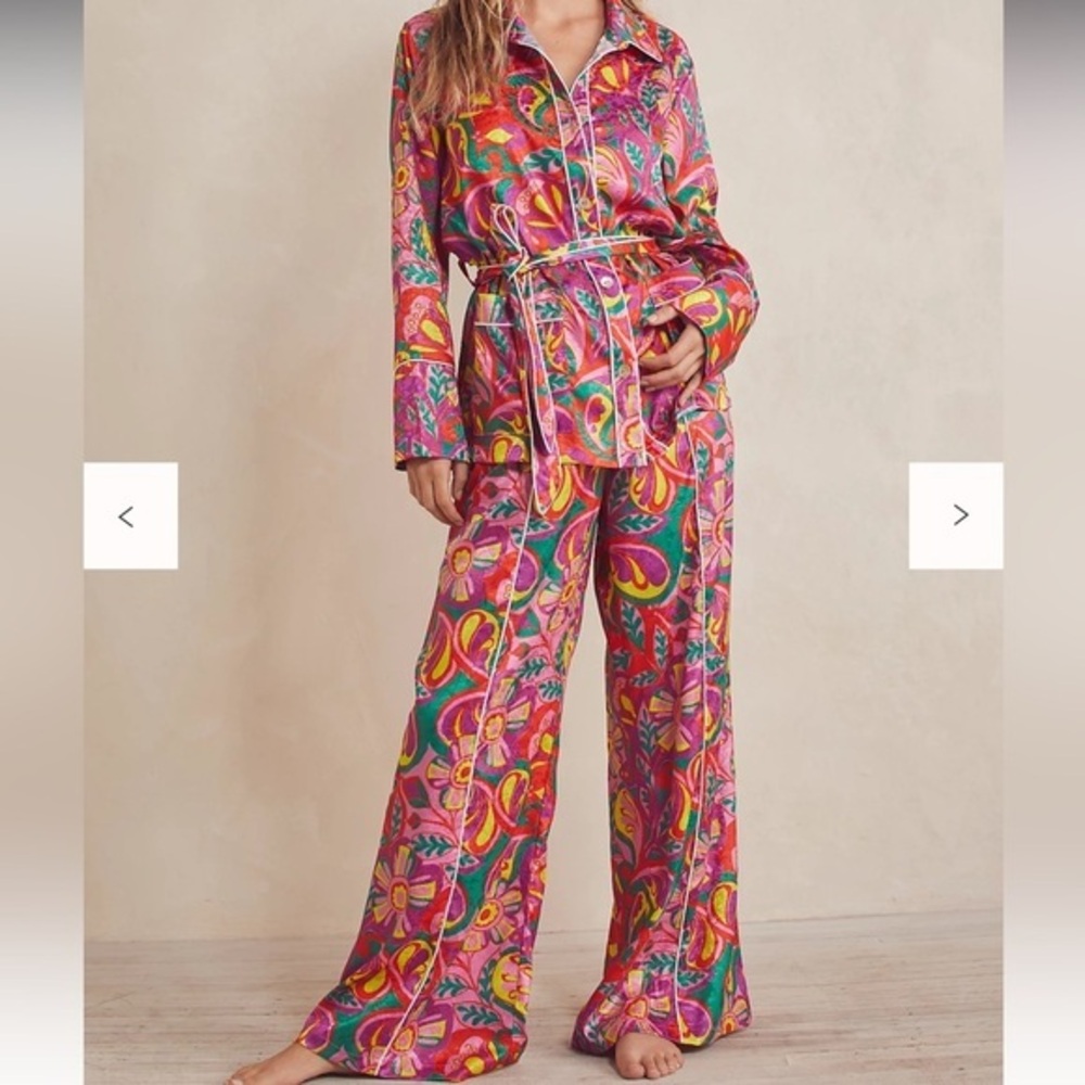 Leisure Suit Sleep Set Kilo Brava Colorful Floral Pajama Set